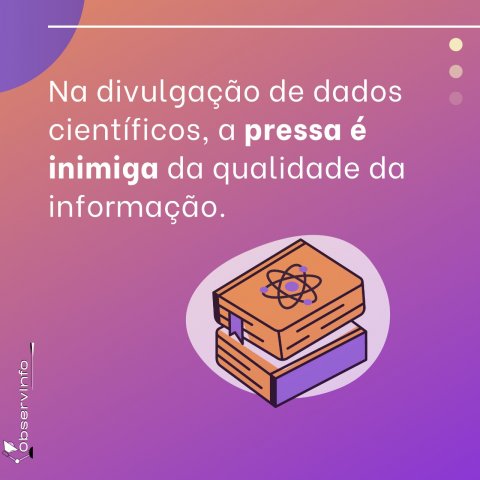 Divulgação de dados científicos